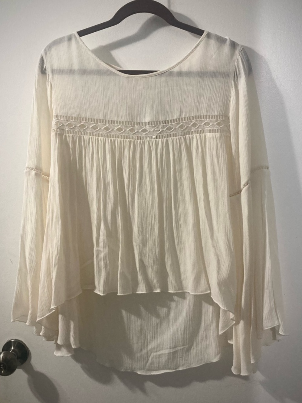 Vintage Y2K H&M Retro 60s Peasant Top